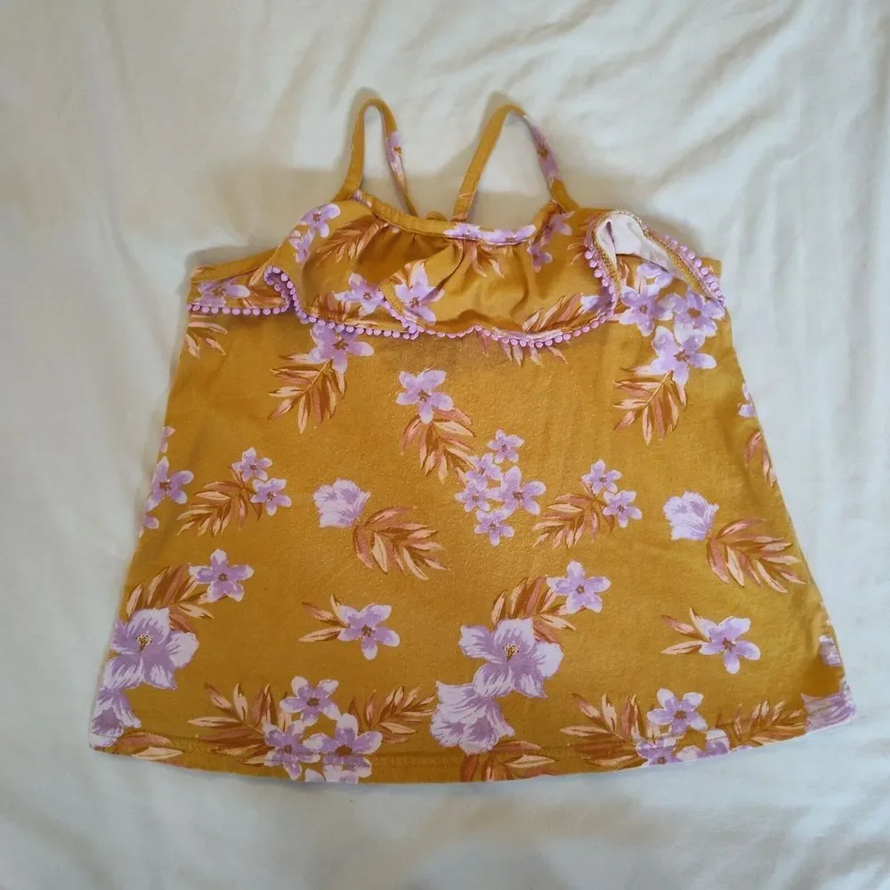OshKosh‎ B'gosh Flower Strap Top Girl's Size 10/10A